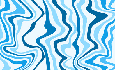 swirl wavy blue line psychedelic texture background