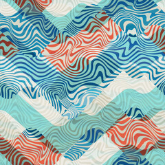 Water abstract. Seamless pattern