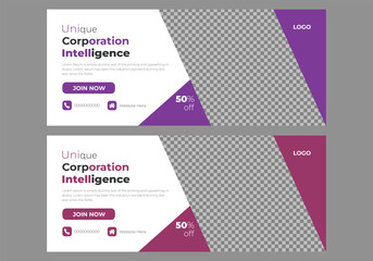 business web banner template.