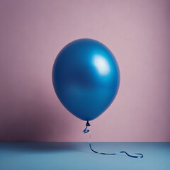 Blue Monday celebration with blue balloon background