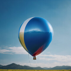 Blue Monday celebration with blue balloon background