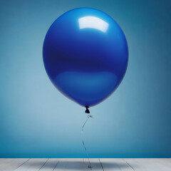 Blue Monday celebration with blue balloon background