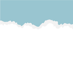 Torn Paper colorful vektor Illustration