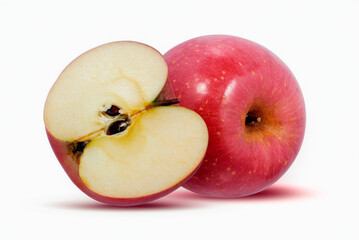 Apple fruits isolated on white background