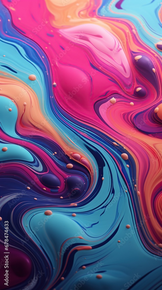 Poster liquid abstract colorful texture background