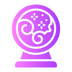 crystal ball Gradient icon