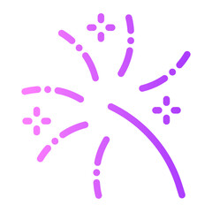 fireworks Gradient icon