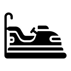 bumper car Solid icon