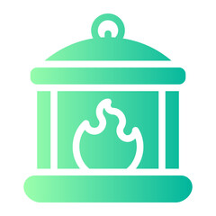 lantern gradient icon