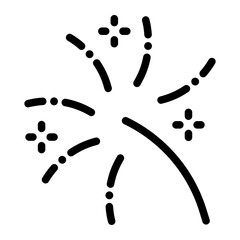 fireworks Line Icon