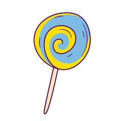 handdrawn cute lollipop