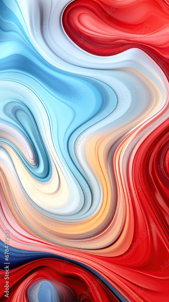 Poster liquid dynamic gradient waves fluid texture