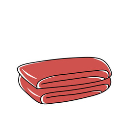 simple doodle style blankets