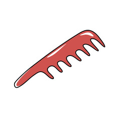 simple doodle style comb