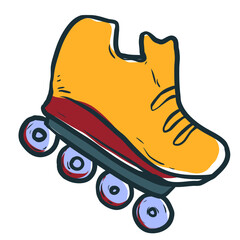 offset filled skates