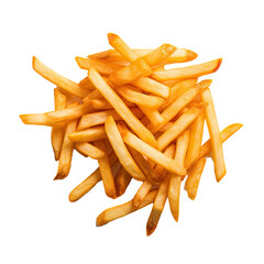 French Fries Chips Snack Cutout Transparent Background