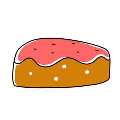 handdrawn birthday cake