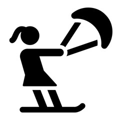 Snow Kiting Icon