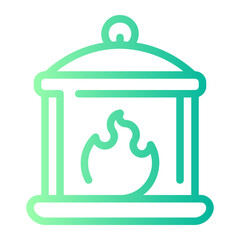 lantern gradient icon