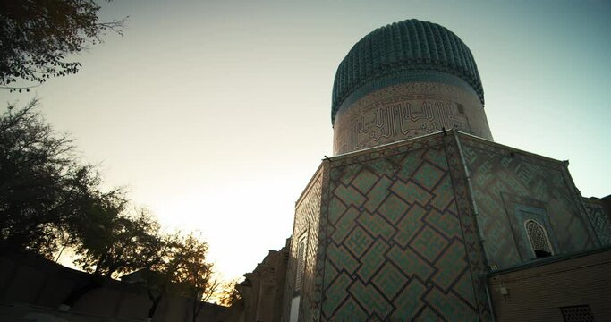 Samarkand, Amir Temur (Tamerlane) Mausoleum Uzbekistan built in 1404, video 4 of 46