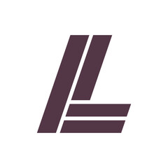 Monogram L design vector logo. Monogram initial letter mark L logo design. Monogram design vector logo. Monogram initial letter mark L logo design. Simple L monogram