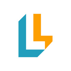 Monogram L design vector logo. Monogram initial letter mark L logo design. Monogram design vector logo. Monogram initial letter mark L logo design. Simple L monogram