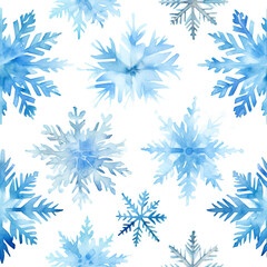 Beautiful set blue snowflakes, christmas design elements, frozen symbol
