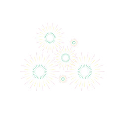 Fireworks celebrate Loy Krathong holiday in Thailand