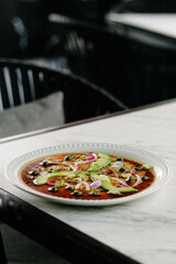 Carpaccio de salmón 