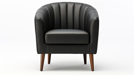 Fototapeta premium Elegance in Restraint: Minimal Accent Seating AI Generative