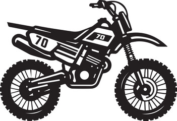 MotorCross Bike Mud Racer Vector
