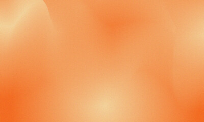 Abstract orange gradient with grain noise effect background