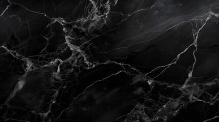 black marble background. black Portoro marble wallpaper and counter tops. black marble floor and wall tile. black travertino marble texture. generative AI. - obrazy, fototapety, plakaty