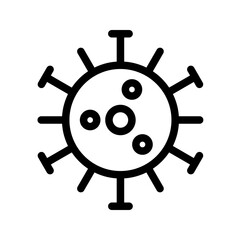 Obraz premium Virus Outline Icon