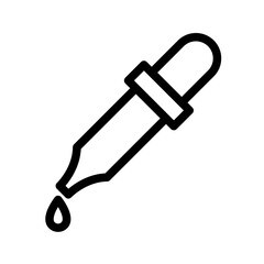 Eye Dropper Outline Icon