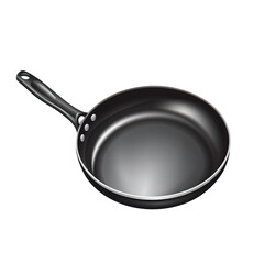 frying pan isolated on white