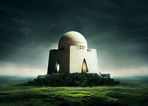 Mazar e Quaid | Shrine of Founder of Pakistan Jinnah Mausoleum or The final resting place of Quaid-e-Azam Muhammad Ali Jinnah 14 August 23 march