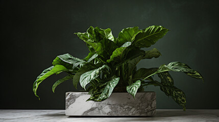 A large leafy green plant