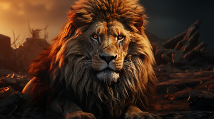 lion photo wallpaper