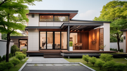 日本の現代的な住宅