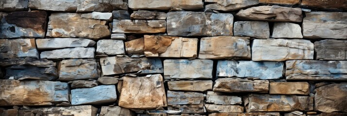 Seamless Texture Stone Wall Background Pattern , Banner Image For Website, Background abstract , Desktop Wallpaper
