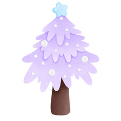 Colorful chrismas tree