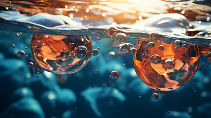 water drops on a glass HD 8K wallpaper Stock Photographic Image  - obrazy, fototapety, plakaty