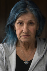 Senior Woman's Portrait: A Life of Stories Told Through Her Gaze - 678510200