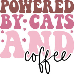 cats retro svg design and digital download