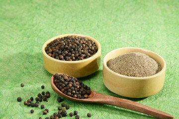 Kali Mirch or Black Pepper Powder, Indian Spice