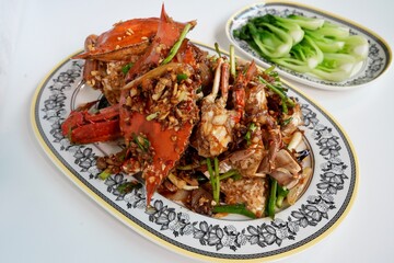 마늘버터꽃게볶음