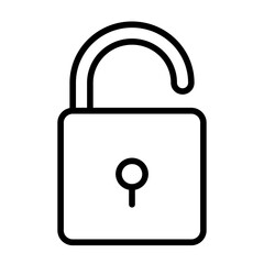  Fastener, security device, latch, clasp, bolt icon and easy to edit.