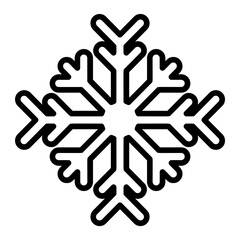  Snow crystal, ice crystal, frozen precipitation, snow particle, frostflake icon and easy to edit.