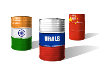 Russian urals crude oil. India and China buy cheap Russian urals oil. Sanctions and embargo for Russia